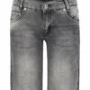 Blue Effect Denim Shorts - Anthrazit