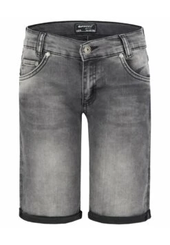 Blue Effect Denim Shorts - Anthrazit