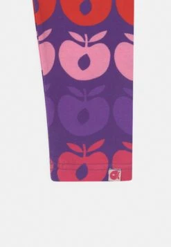 Småfolk Retro Apples On A Row - Leggings - Trousers - Imperial Purple -Kids Clothing Shop 87eb84fccad2473aa626a2c3b1130d0b