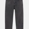 Blue Effect Girls Cropped Balloon Fit- Relaxed Fit Jeans - Black