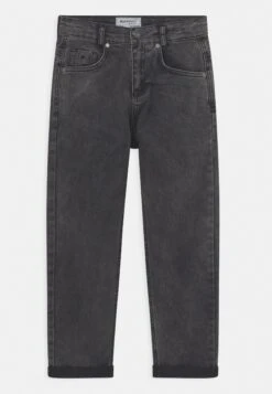 Blue Effect Girls Cropped Balloon Fit- Relaxed Fit Jeans - Black