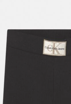 Calvin Klein Jeans Badge - Leggings - Trousers - Black -Kids Clothing Shop 8b4c385fa0ac4d6f90d16c933ccbc048