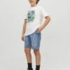 Jack & Jones Junior Jjichris Jjoriginal Jnr - Denim Shorts - Blue Denim