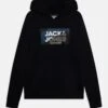 Jack & Jones Junior Jcologan- Hoodie - Navy Blazer
