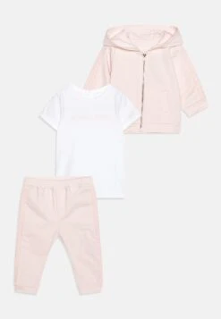 MICHAEL KORS KIDS Track Suit Set - Zip-Up Sweatshirt - Pink Pale