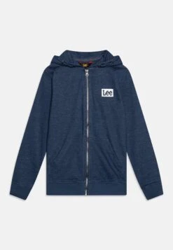 Lee Stamp Slub Zip Hoodie - Zip-Up Sweatshirt - Dark Denim