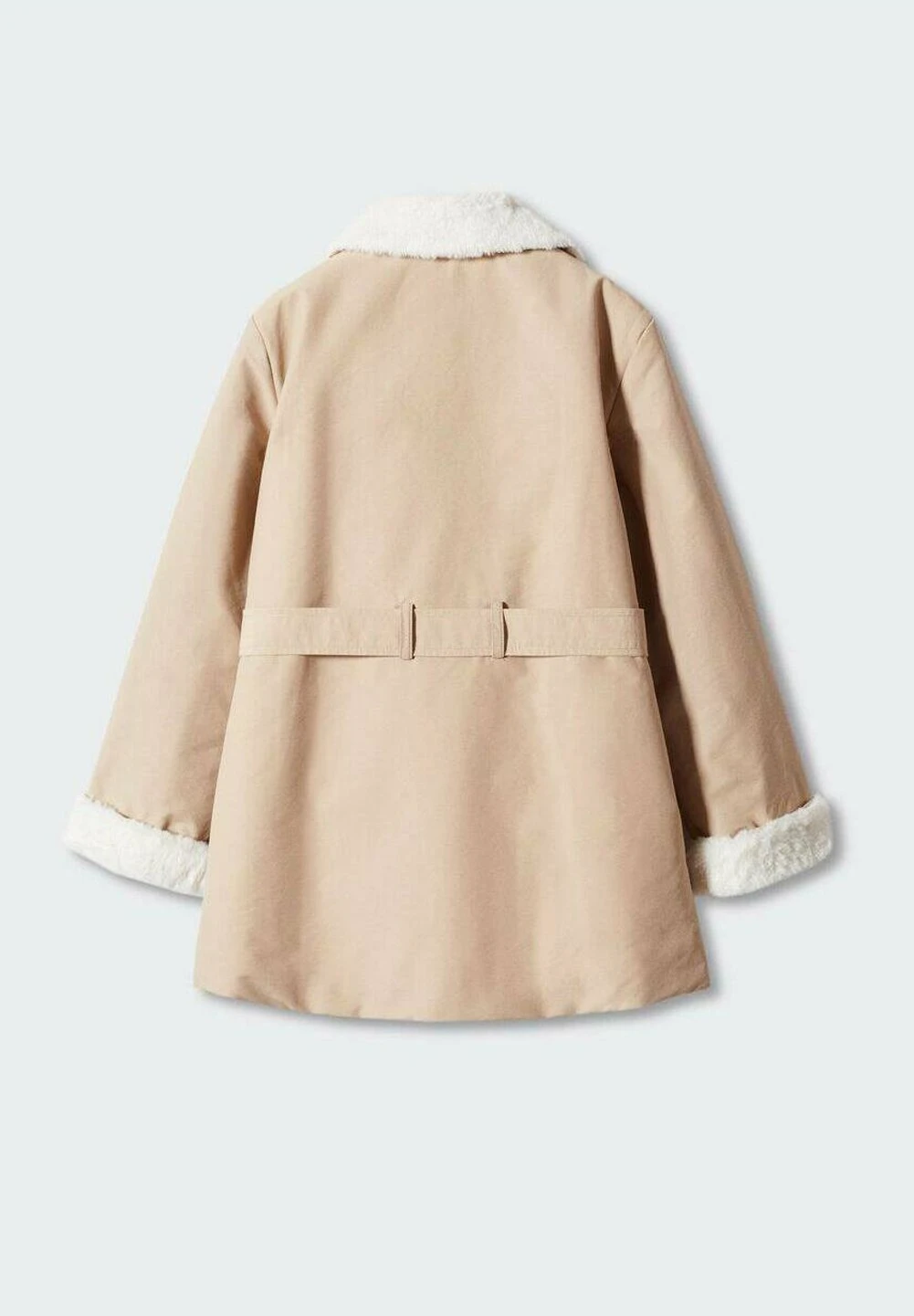 Mango Kids Dina5 - Winter Coat - Sand 4 Mango Kids Dina5 - Winter Coat - Sand - Image 2