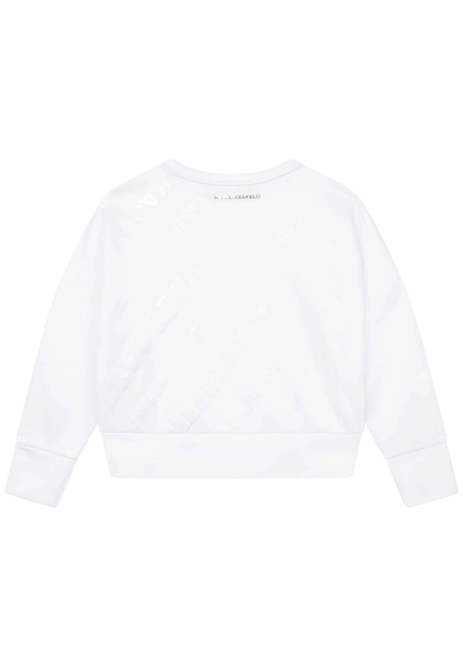 Karl Lagerfeld Kids Sweatshirt - Blanc 4 Karl Lagerfeld Kids Sweatshirt - Blanc - Image 2