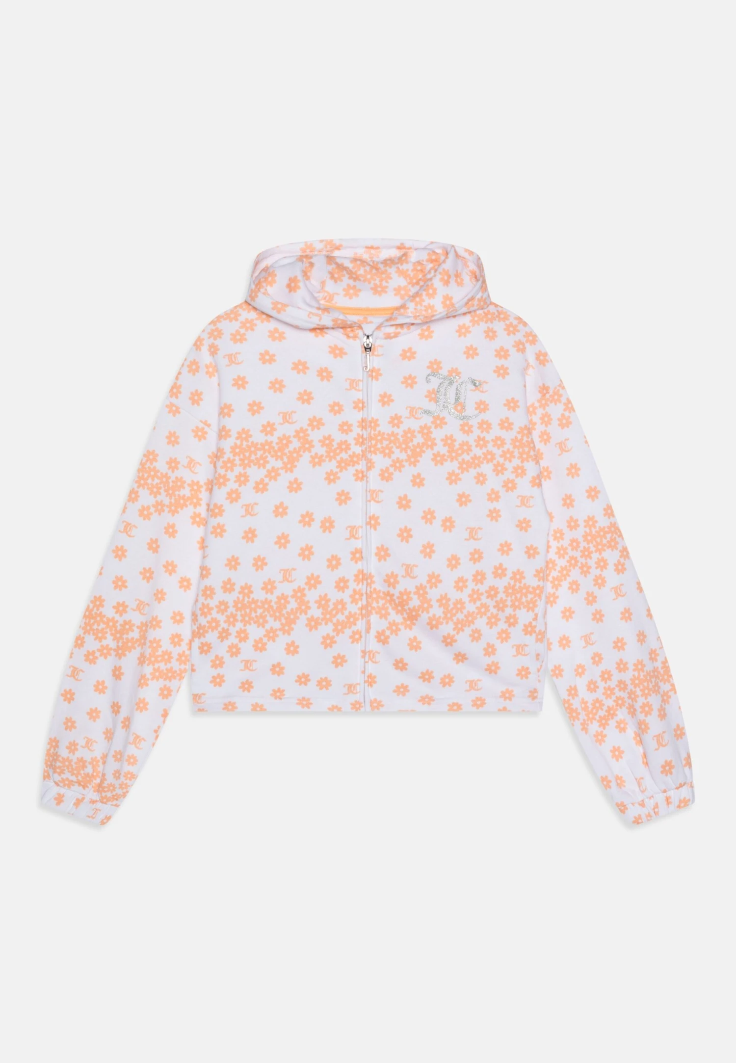 Juicy Couture Daisy Hoodie- Zip-Up Sweatshirt - Bright White 3 Juicy Couture Daisy Hoodie- Zip-Up Sweatshirt - Bright White
