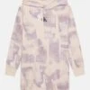 Calvin Klein Jeans Brush Stroke Hoodie Dress - Day Dress - Beige/Lilac -Kids Clothing Shop a12762cf947e4cef8d43645acce29b3f