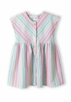 Minoti Striped - Day Dress - Multi Coloured -Kids Clothing Shop a31ea55388b34c6fa1a8ead61de239a0