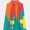 Woven Dress - Day Dress - Multi-Coloured