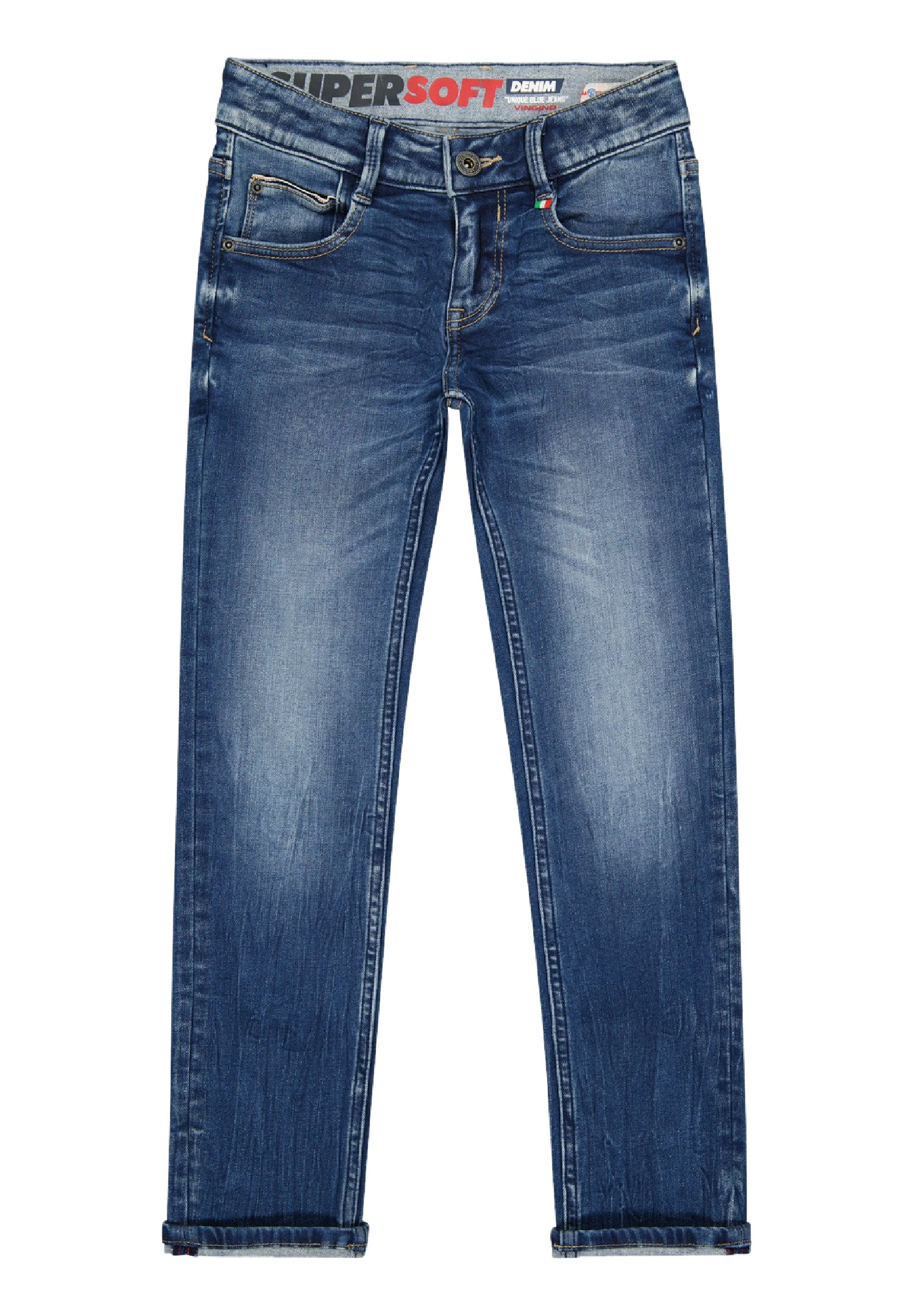 Vingino Davide - Straight Leg Jeans - Cruziale Blue 5 Vingino Davide - Straight Leg Jeans - Cruziale Blue - Image 3