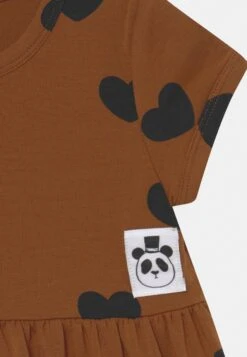 Mini Rodini Basic Hearts Dress - Jersey Dress - Brown -Kids Clothing Shop a8ec4e2f85c0476aa5589fa6c818735a