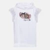 Monnalisa Warner Bros Tom And Jerry Cappuccio - Day Dress - Bianco -Kids Clothing Shop a93ce708924747bc83c107192d85e439