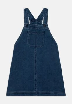 PETIT BATEAU Kids Love - Denim Dress - Bleu Delave