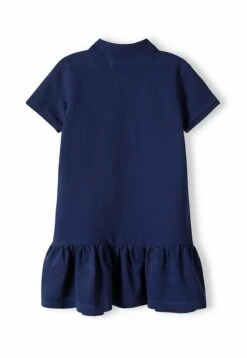 Minoti Short Sleeve With Frilled - Day Dress - Dark Blue -Kids Clothing Shop aa97bd9441124885ba85c81e20cbee3e