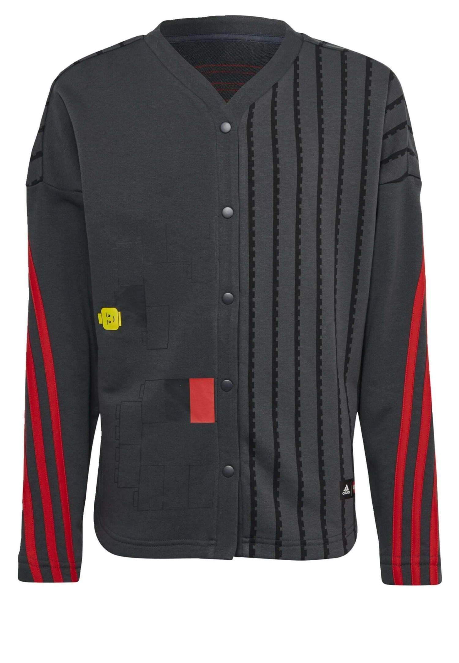 Adidas Sportswear X Classic Lego®- Cardigan - Carbon Red 5 Adidas Sportswear X Classic Lego®- Cardigan - Carbon Red - Image 3