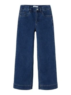 NAME IT Nkfrose Wide- Straight Leg Jeans - Medium Blue -Kids Clothing Shop ac038f9915ef4267bea96f4d9fa1d6fc