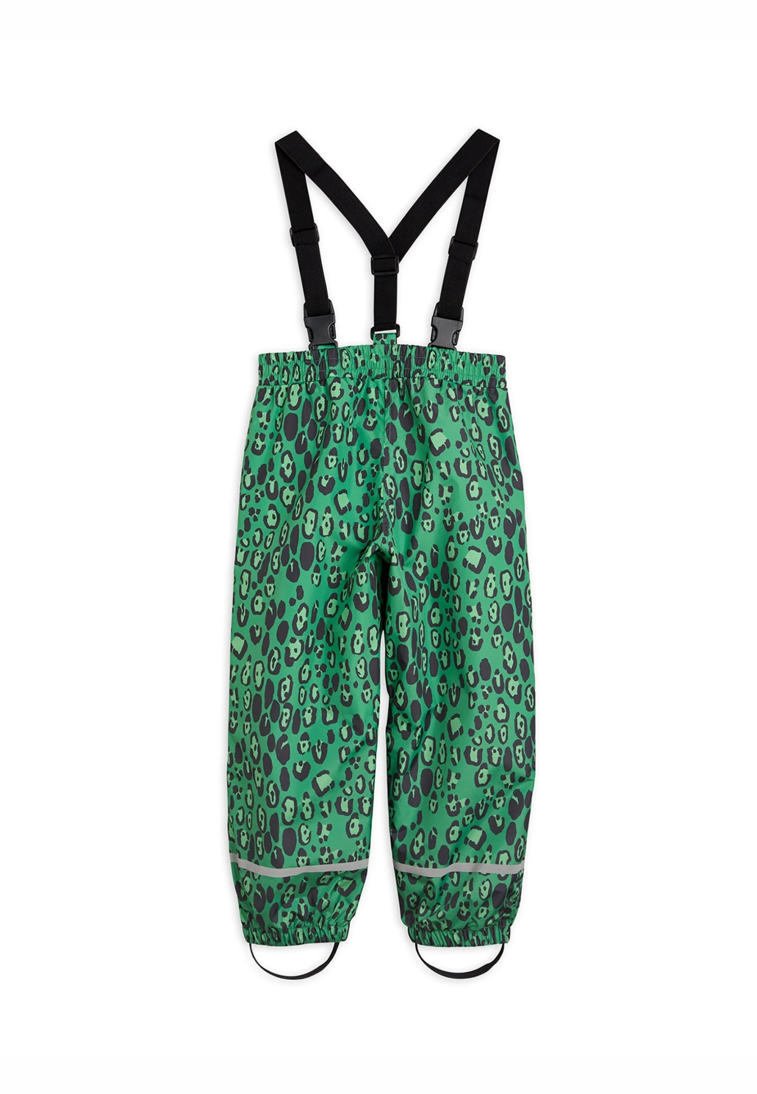 Mini Rodini Edelweiss Trousers Unisex - Rain Trousers - Green 4 Mini Rodini Edelweiss Trousers Unisex - Rain Trousers - Green - Image 2