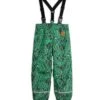 Mini Rodini Edelweiss Trousers Unisex - Rain Trousers - Green