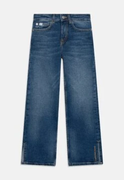 Calvin Klein Jeans Wide Leg - Relaxed Fit Jeans - Mid Blue