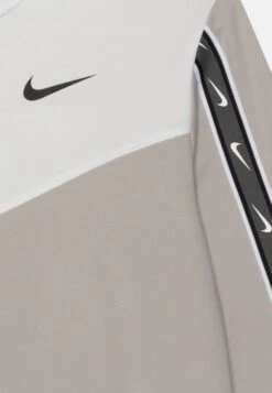 Nike Sportswear Repeat Hoodie - Training Jacket - Light Iron Ore/Summit White/Black -Kids Clothing Shop b8fd35c91af94a708fad0d48cfd1a00d