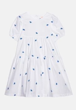 CATIMINI Julietta Robe A Manche - Day Dress - Blanc