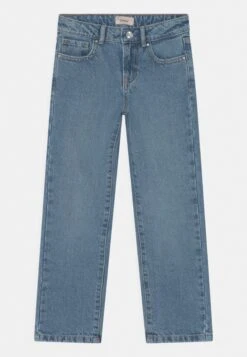 Kogmegan Wide- Straight Leg Jeans - Light Medium Blue Denim