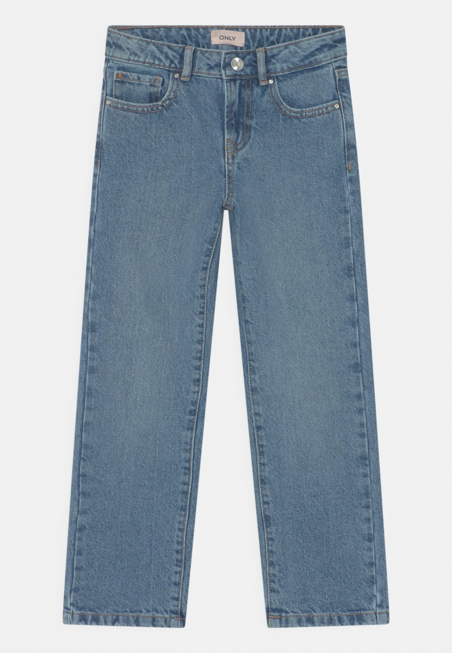 Kogmegan Wide- Straight Leg Jeans - Light Medium Blue Denim 3 Kogmegan Wide- Straight Leg Jeans - Light Medium Blue Denim