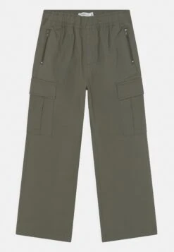NAME IT Nknberlin Strai Twi Unisex - Cargo Trousers - Beetle