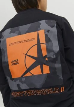 Jack & Jones Junior JcofiloCrew Neck Sn Jnr - Sweatshirt - Black -Kids Clothing Shop c9b6378f93424388b736708439d6ba07