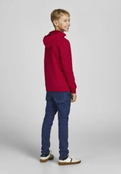 Jack & Jones Junior Jjecorp Logo- Hoodie - True Red 11 Jack & Jones Junior Jjecorp Logo- Hoodie - True Red -Kids Clothing Shop cb53ac2b195142e38bb5e65470ead109