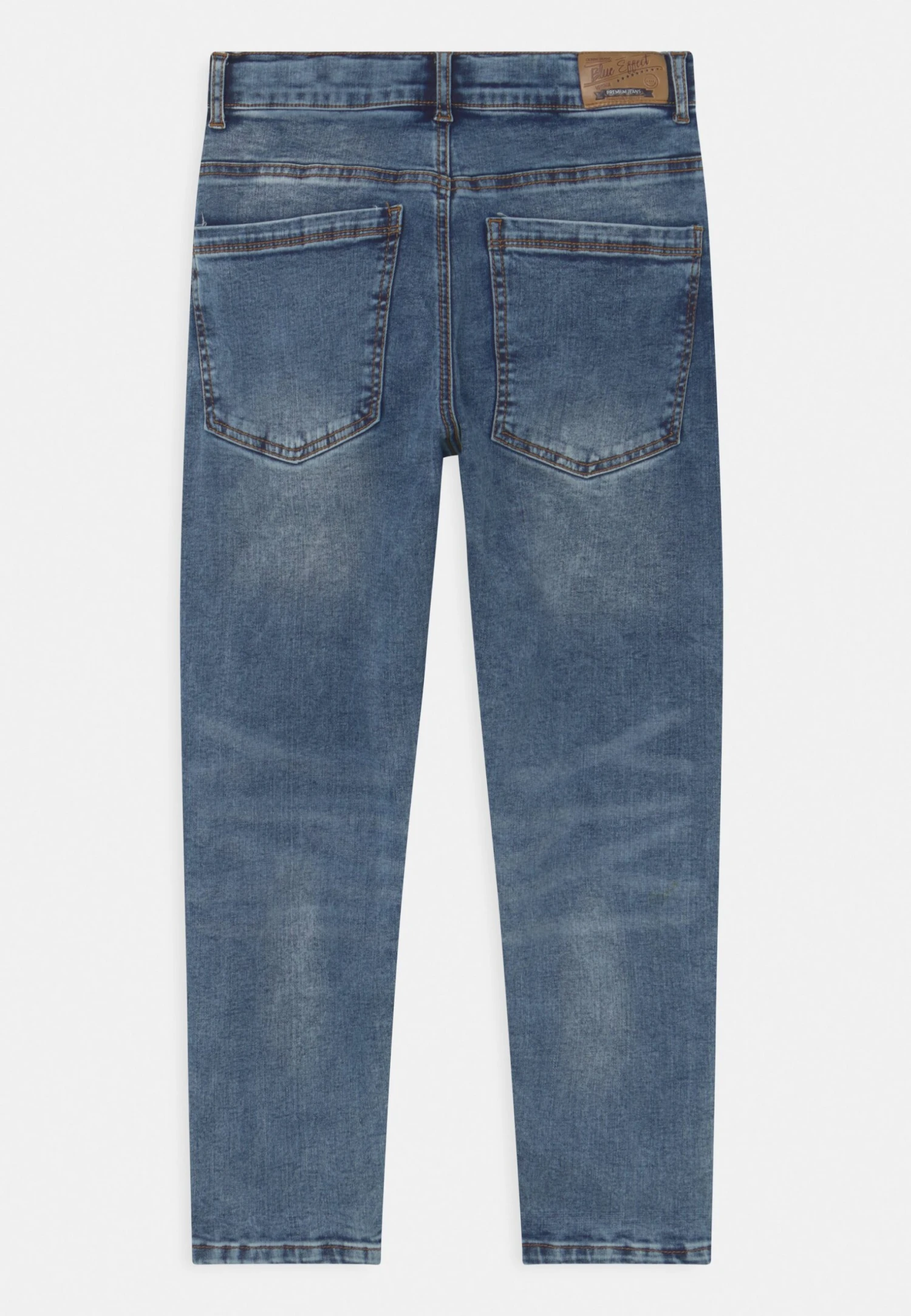 Blue Effect Relaxed Fit Jeans - Medium Blue 4 Blue Effect Relaxed Fit Jeans - Medium Blue - Image 2