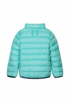 Minoti Printed Funnel Neck Puffer - Winter Jacket - Aqua 6 Minoti Printed Funnel Neck Puffer - Winter Jacket - Aqua -Kids Clothing Shop cc67cf30eab84e3d9177d5b4b7c2f15d