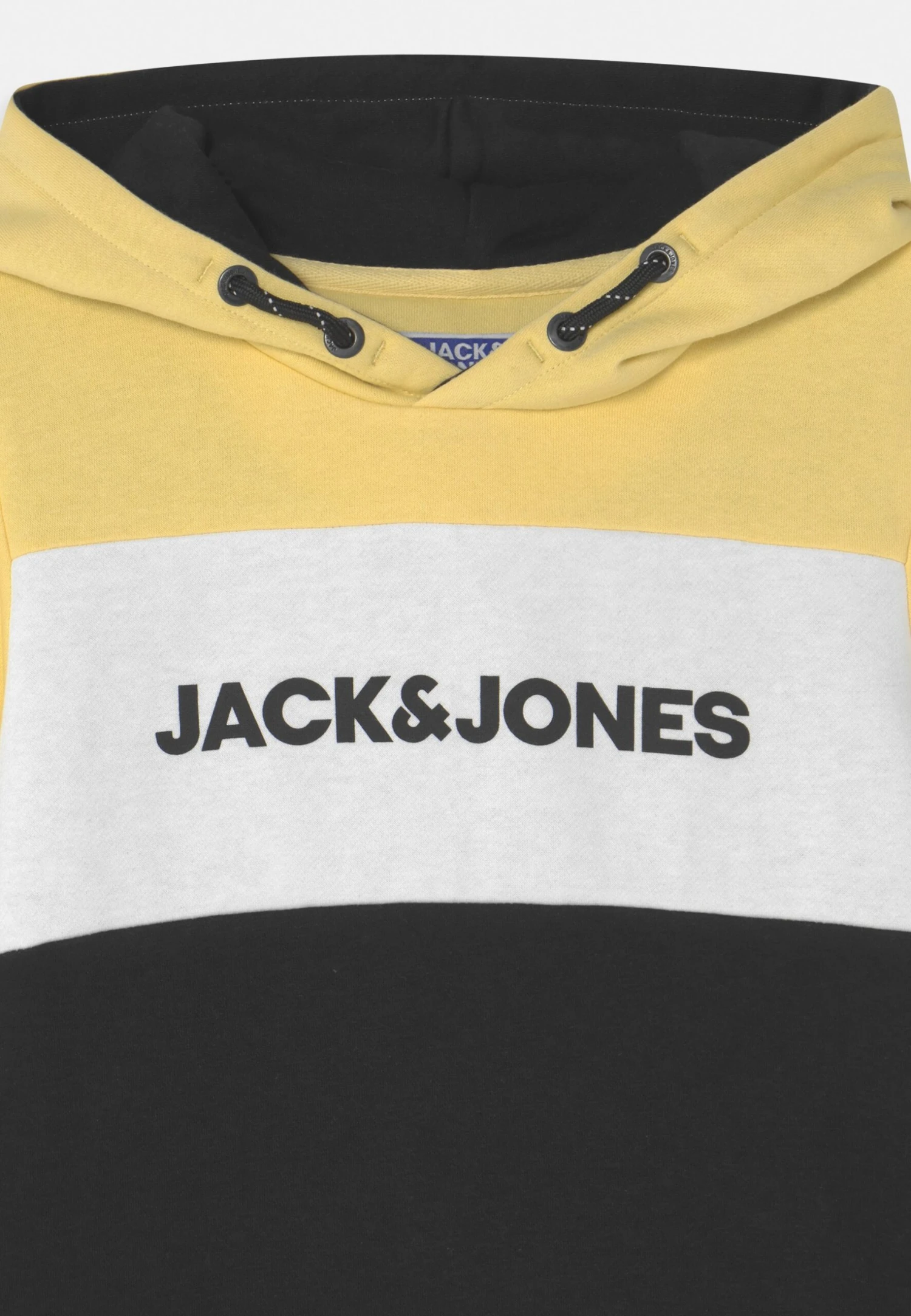 Jack & Jones Junior Jjelogo Blocking Hood Jr - Hoodie - Mellow Yellow 5 Jack & Jones Junior Jjelogo Blocking Hood Jr - Hoodie - Mellow Yellow - Image 3