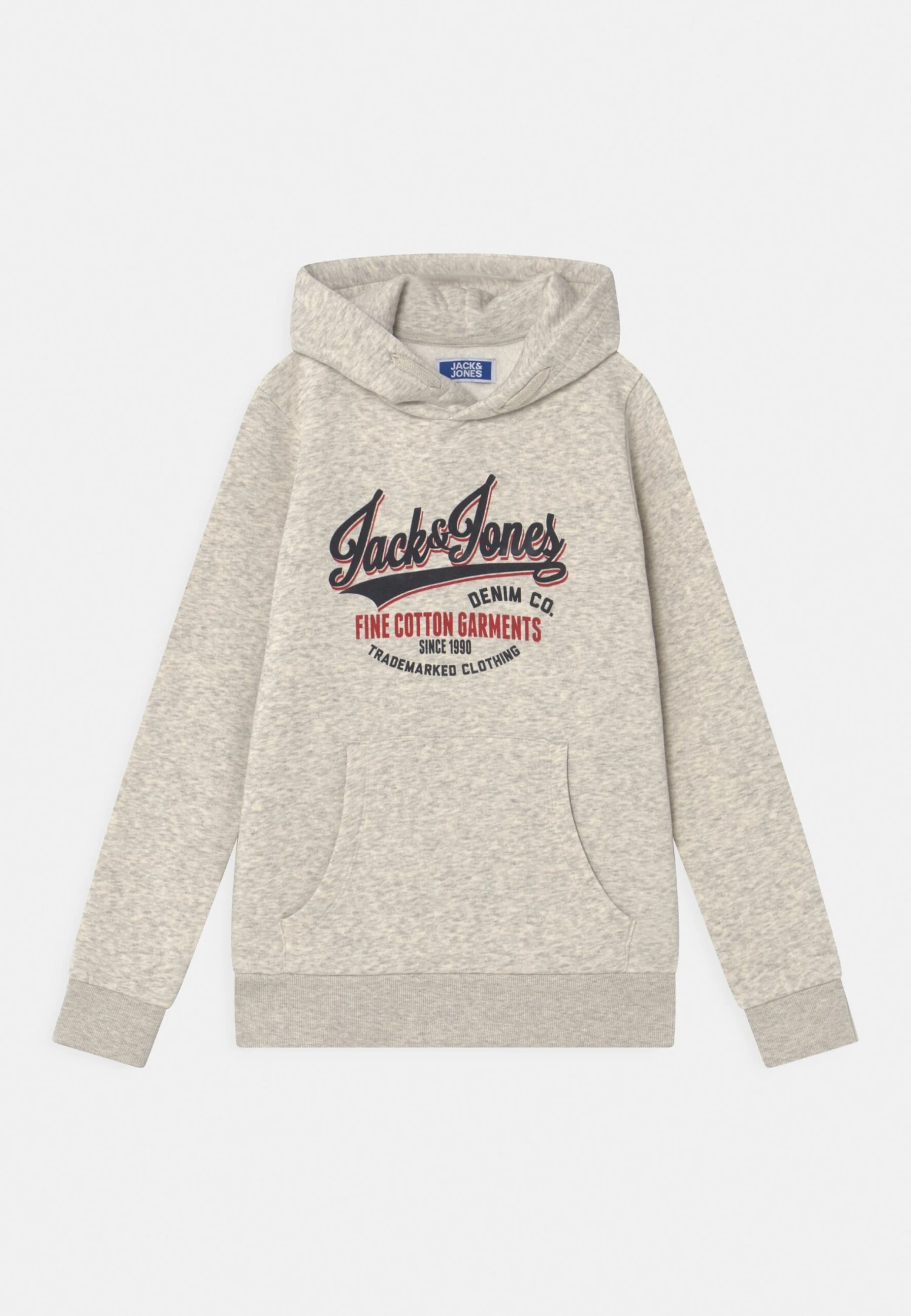 Jack & Jones Junior Jjelogo - Hoodie - White Melange 3 Jack & Jones Junior Jjelogo - Hoodie - White Melange