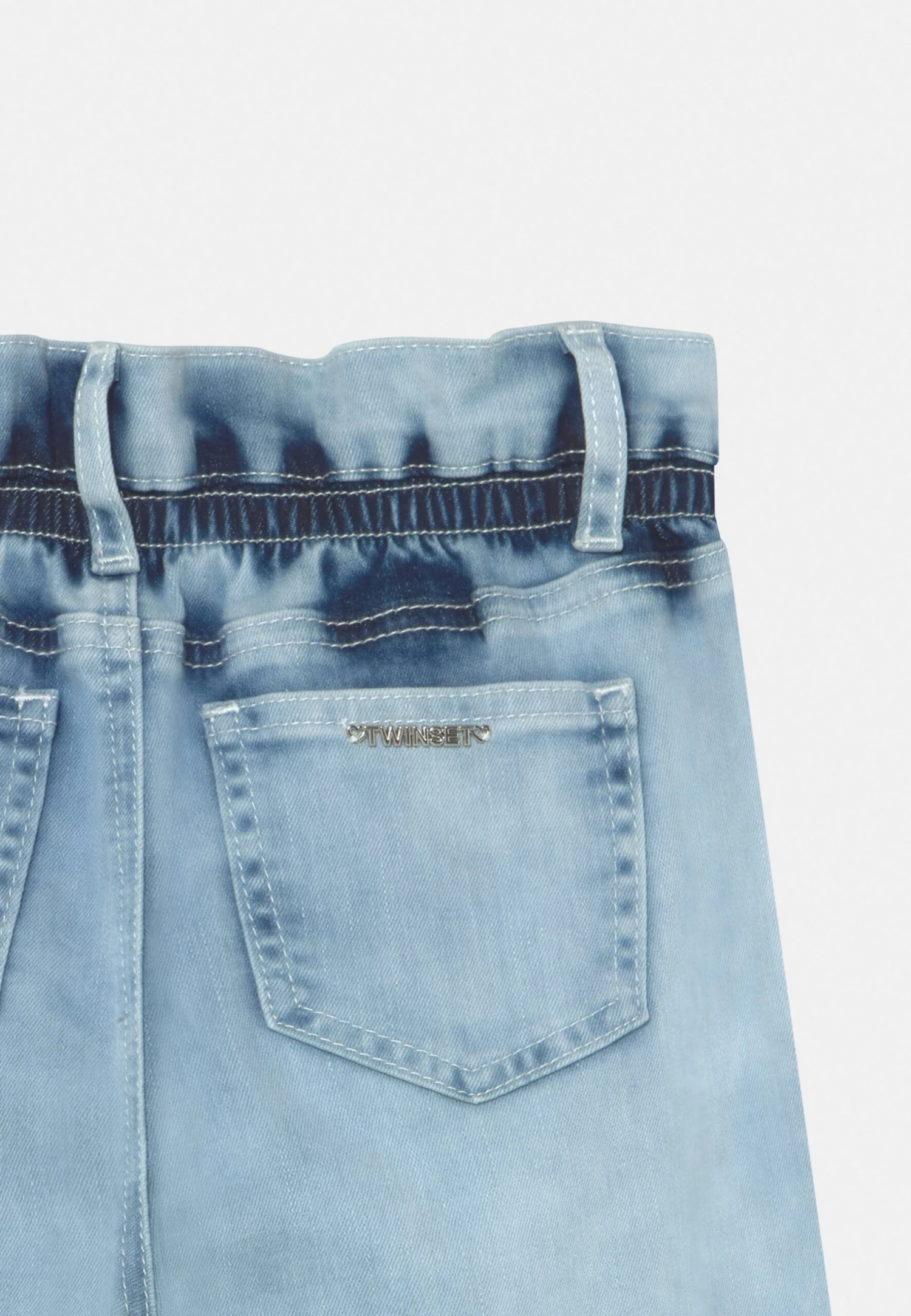 TWINSET Pantalone - Relaxed Fit Jeans - Denim Bleach 5 TWINSET Pantalone - Relaxed Fit Jeans - Denim Bleach - Image 3