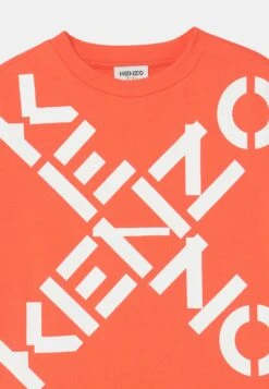 Kenzo Kids Dress - Jersey Dress - Coral Red -Kids Clothing Shop d1ffc56ce7df4ca784a90220eaf40141