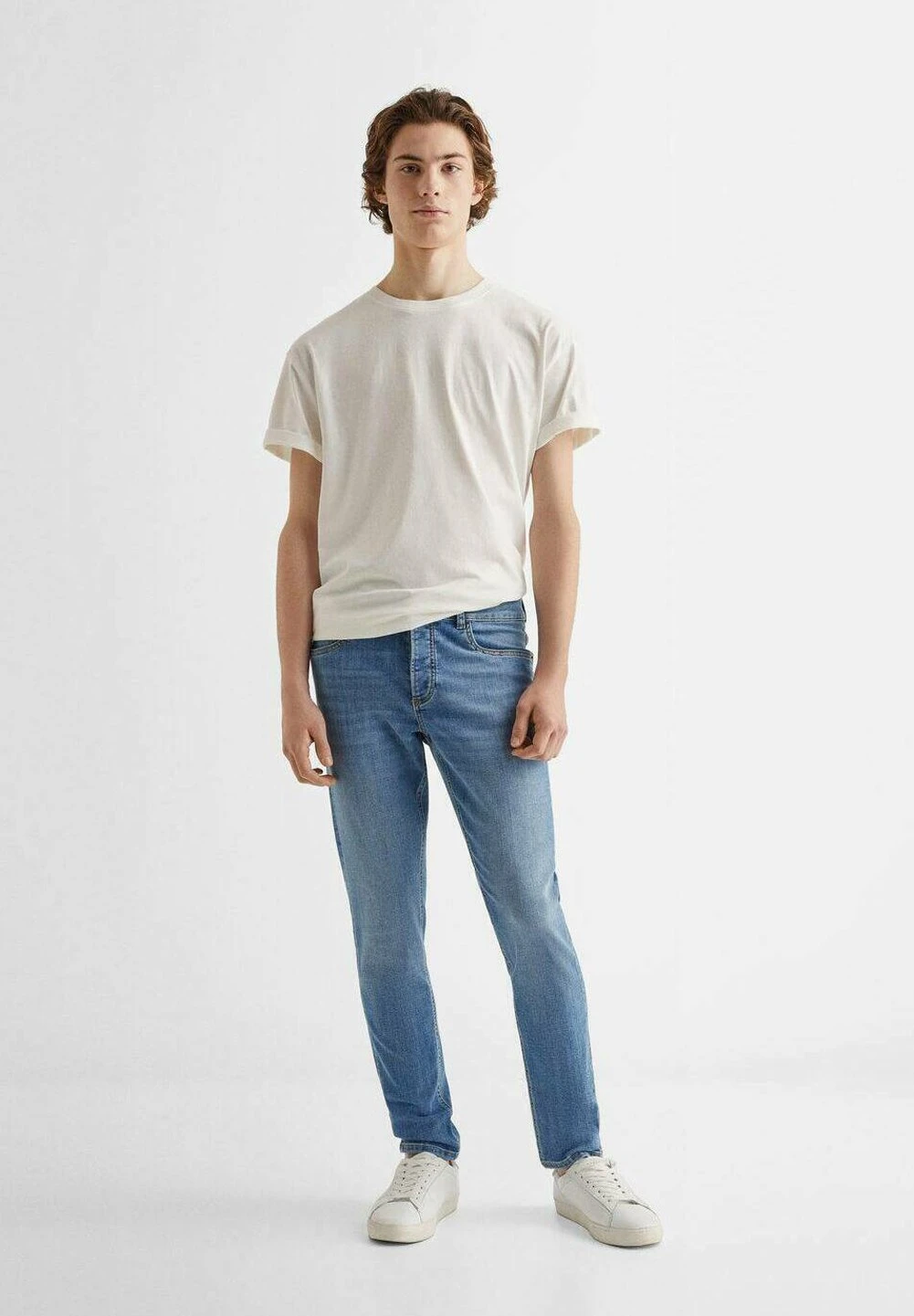 Mango Kids Sfit - Slim Fit Jeans - Bleu Moyen 2 Mango Kids Sfit - Slim Fit Jeans - Bleu Moyen