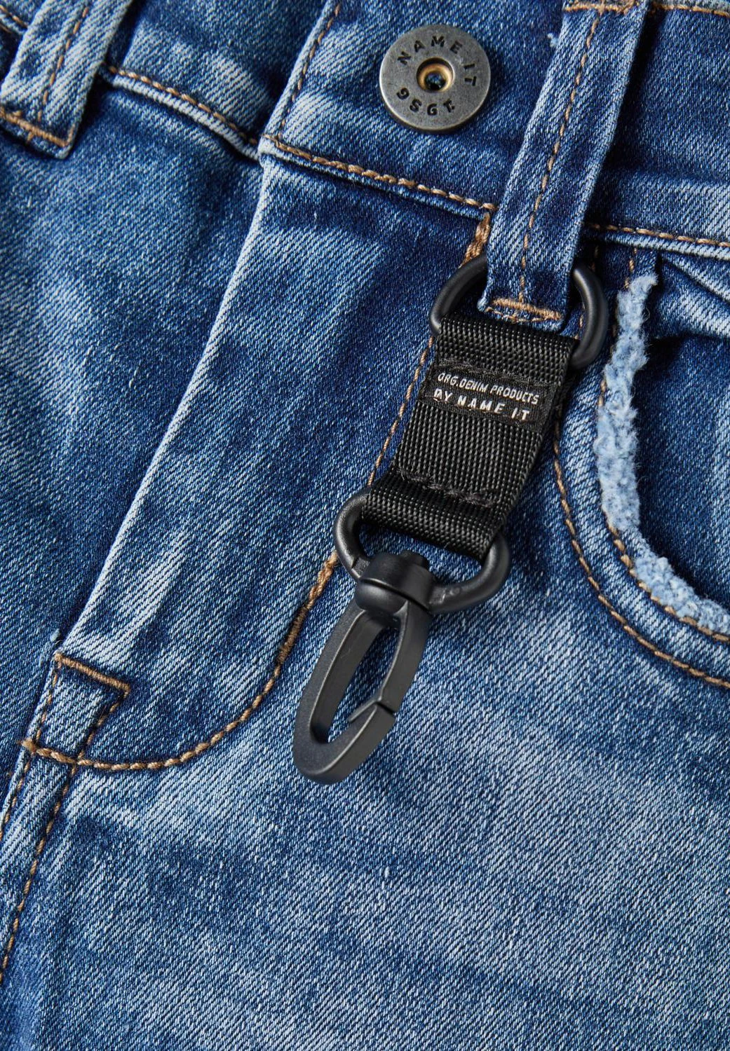 NAME IT Straight Leg Jeans - Medium Blue Denim 8 NAME IT Straight Leg Jeans - Medium Blue Denim - Image 6