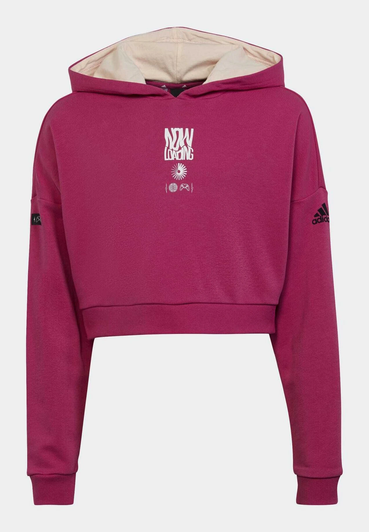 Adidas Sportswear Hoodie - Semi Lucid Fuchsia/Bliss Orange 8 Adidas Sportswear Hoodie - Semi Lucid Fuchsia/Bliss Orange - Image 6