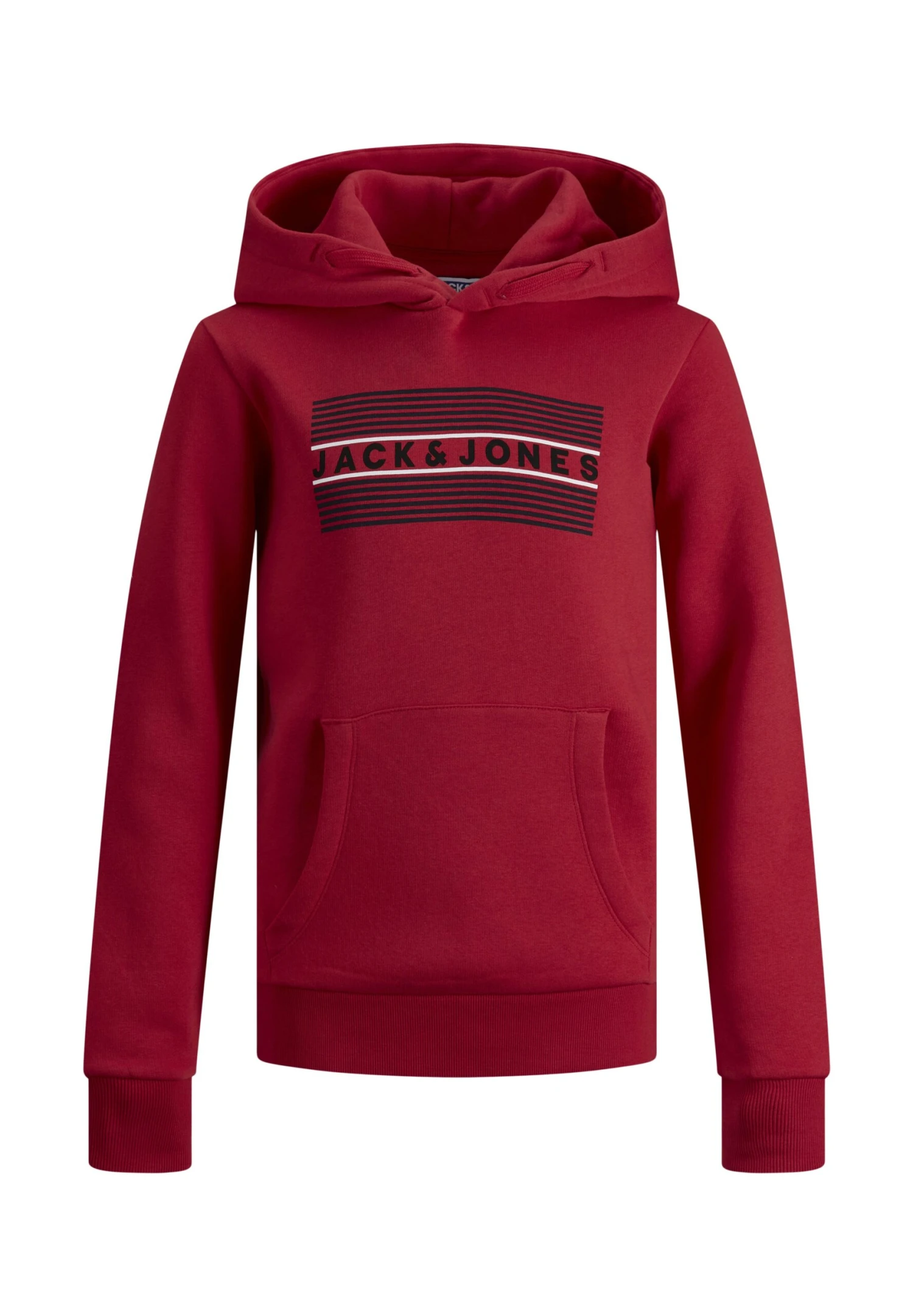 Jack & Jones Junior Jjecorp Logo- Hoodie - True Red 8 Jack & Jones Junior Jjecorp Logo- Hoodie - True Red - Image 6