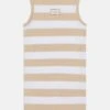 Calvin Klein Jeans Dress Sleeveless - Day Dress - Bright White/Classic Beige