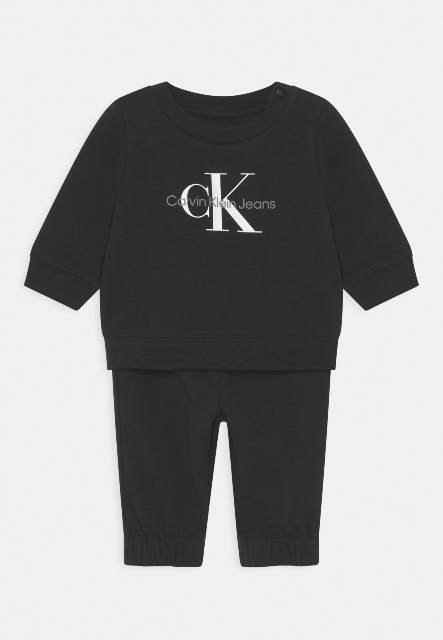 Calvin Klein Jeans Baby Monogram Unisex Set - Tracksuit - Black 3 Calvin Klein Jeans Baby Monogram Unisex Set - Tracksuit - Black