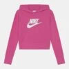 Nike Sportswear Club Crop- Hoodie - Active Fuchsia/White 2 Nike Sportswear Club Crop- Hoodie - Active Fuchsia/White -Kids Clothing Shop e6ca7442b75b4bf0b4d73fb1e50e1d17