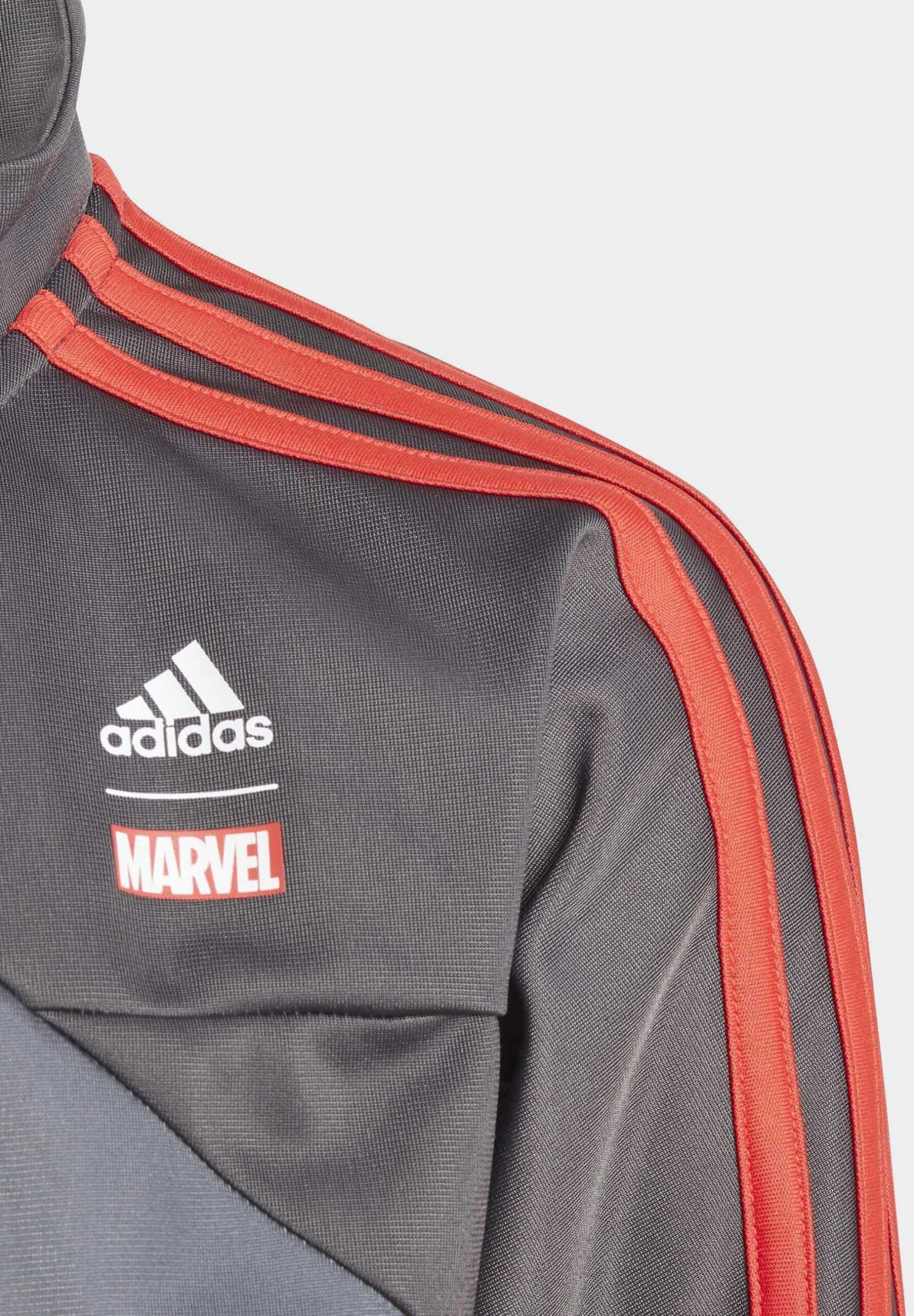 Adidas Sportswear X Marvel Spider - Training Jacket - Grey Six Black Bright Red 5 Adidas Sportswear X Marvel Spider - Training Jacket - Grey Six Black Bright Red - Image 3
