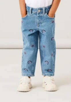 NAME IT Nmfbella Mom- Slim Fit Jeans - Blue