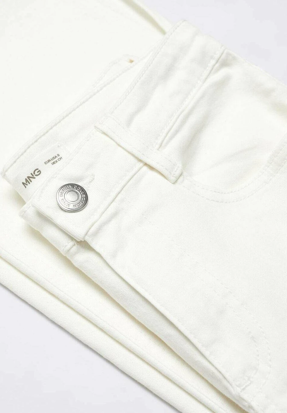 Mango Kids Slitflar - Flared Jeans - Blanc Cassé 6 Mango Kids Slitflar - Flared Jeans - Blanc Cassé - Image 4