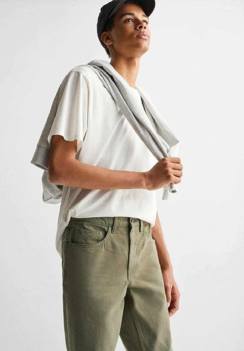 Mango Kids Sergio - Slim Fit Jeans - Kaki 6 Mango Kids Sergio - Slim Fit Jeans - Kaki - Image 4